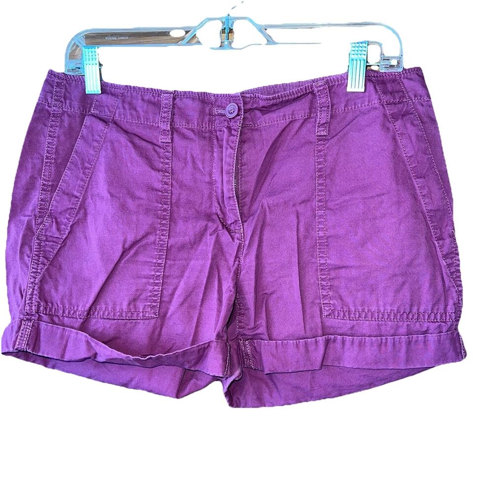 Loft Outlet Cargo Short Purple Magenta Size 4
